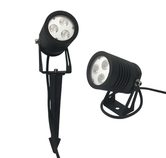 9W CREE LED Garden Spot Light Outdoor with/out base/spike IP67