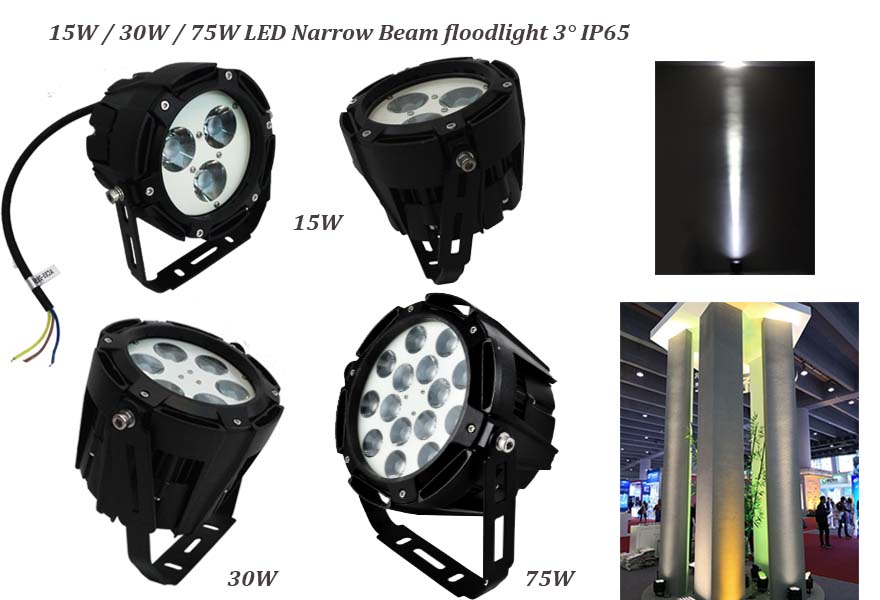 LED Narrow Beam Floodlight IP65