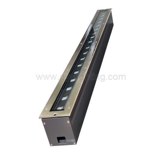18W-48W LED Tilt Adjustable Linear Inground Light 18°+45° polarized light IP67