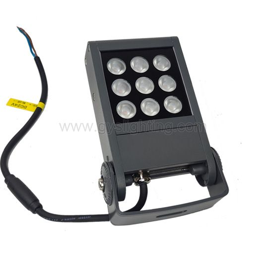 9W Flat LED Floodlight Outdoor Luminaires Tree Building Lighting IP65