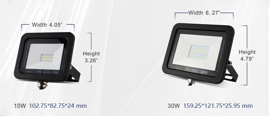 10W-500W Slim SMD2835 LED Flood Light Reflector Floodlight Outdoor IP65